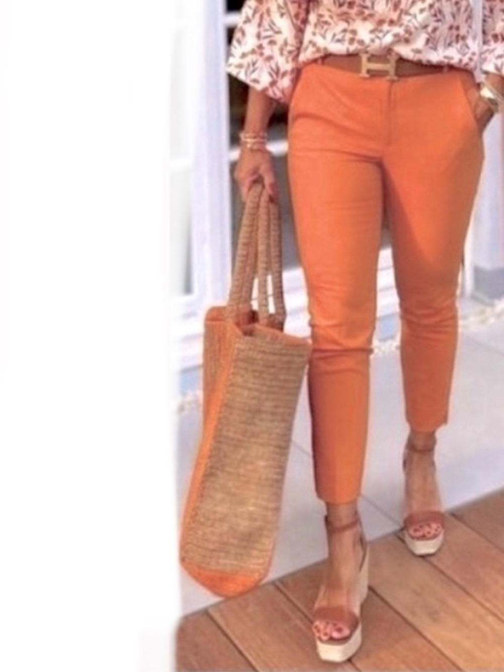 Jordache Women’s Skinny Jeans Vibrant Pink Peach Color